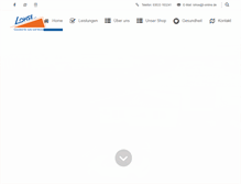 Tablet Screenshot of lohse-elsterwerda.de